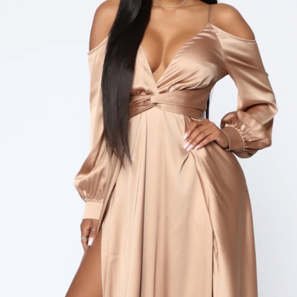 Dinner Party Satin Gown